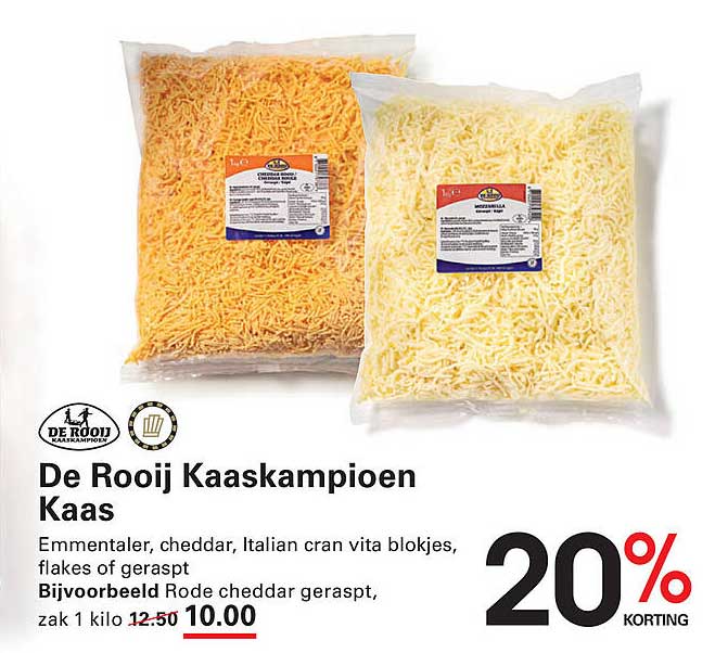 De Rooij Kaaskampioen Kaas