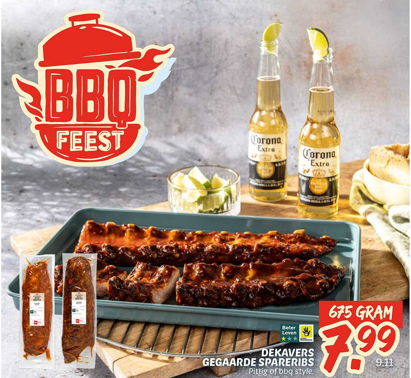DEKAVERS GEGAARDE SPARERIBS