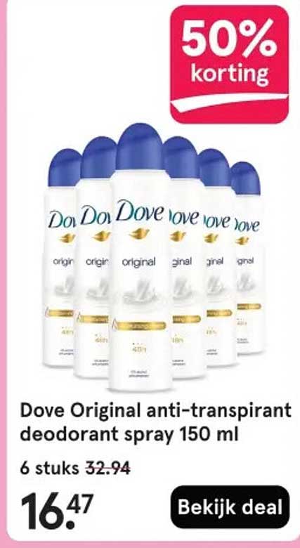 Dove Original anti-transpirant deodorant spray 150 ml