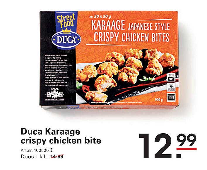 Duca Karaage crispy chicken bite