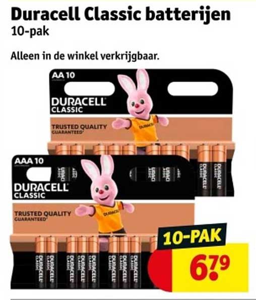 Duracell Classic batterijen 10-pak