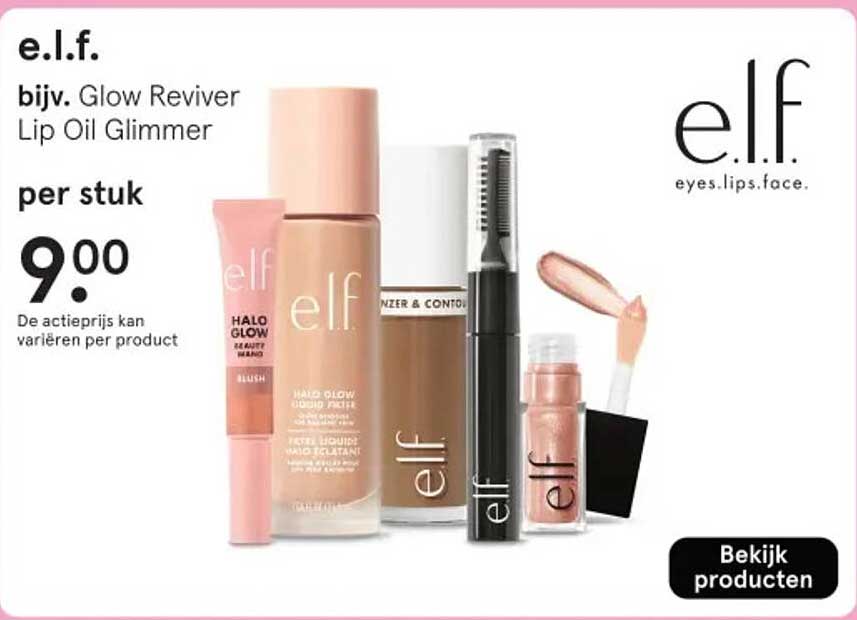e.l.f. bijv. Glow Reviver Lip Oil Glimmer