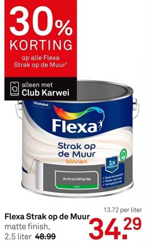 Flexa Strak op de Muur