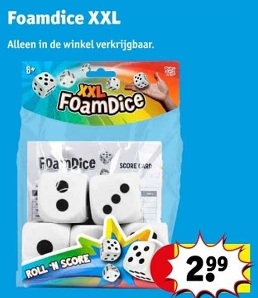 Foamdice XXL