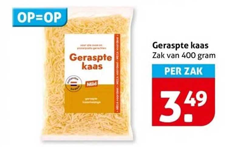 Geraspte kaas