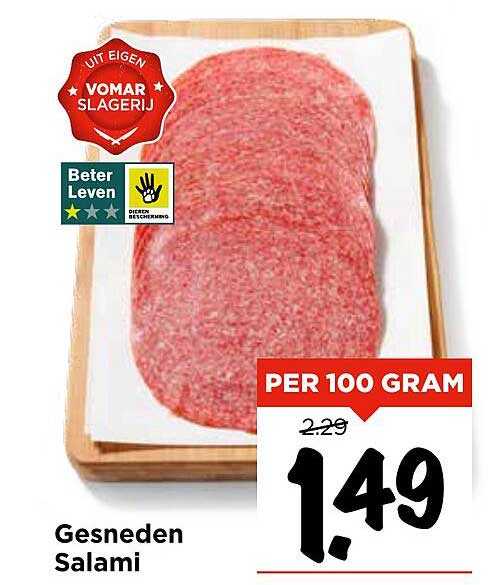 Gesneden Salami