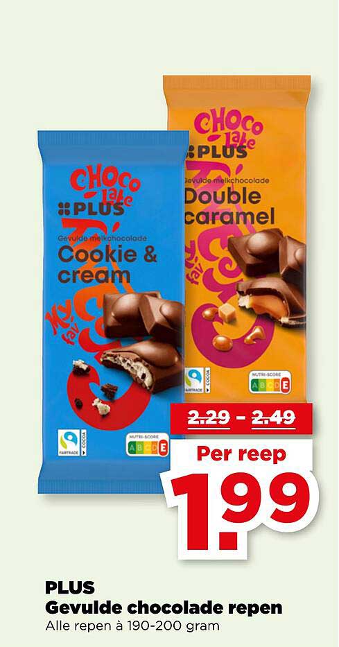 Gevolle chocolade repen