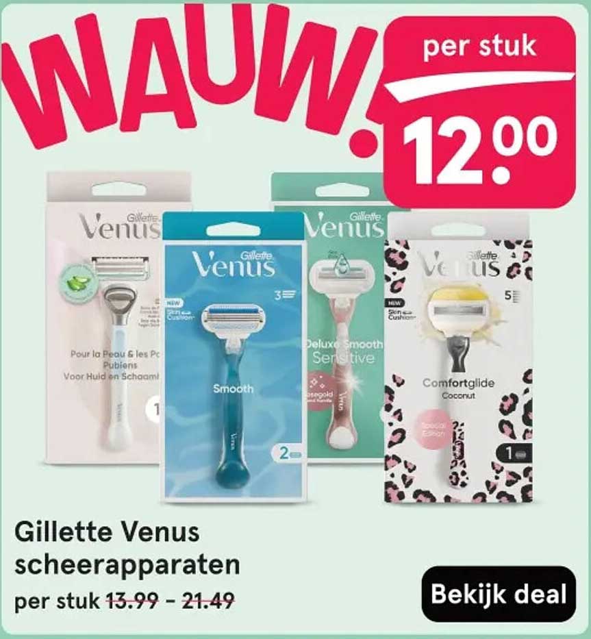 Gillette Venus scheerapparaten