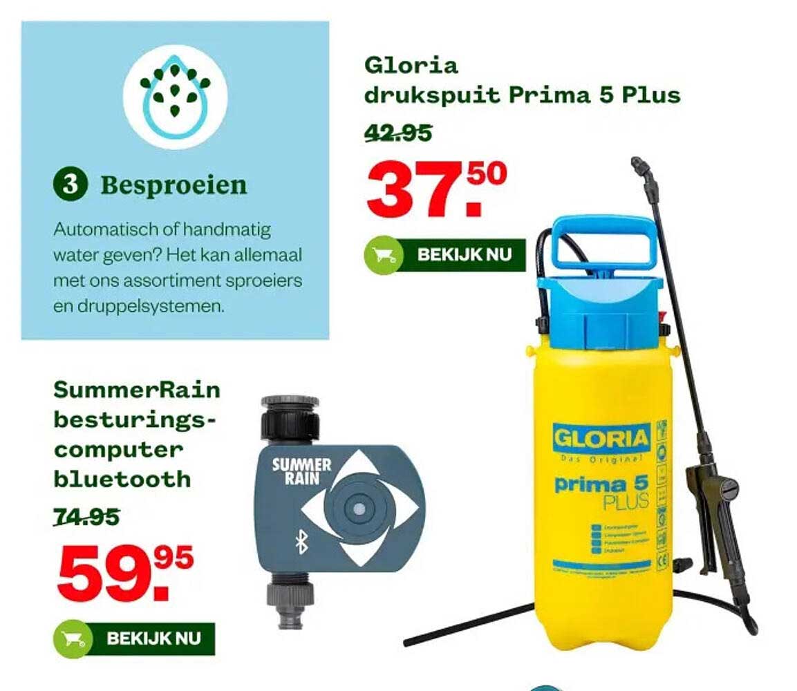 Gloria druksput Prima 5 Plus