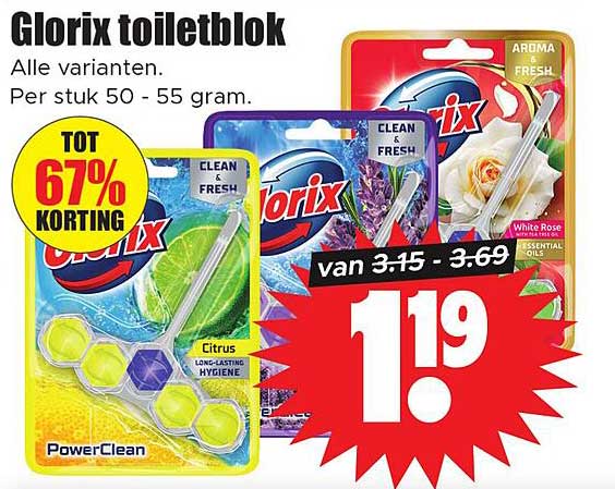 Glorix toiletblok