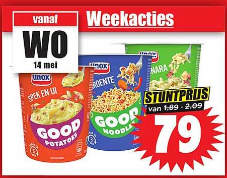 GOOD Noodles, GOOD Potatoes en GOOD PASTA aanbieding