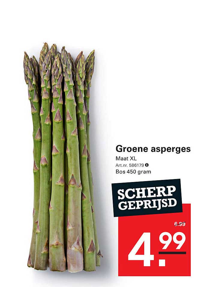Groene asperges