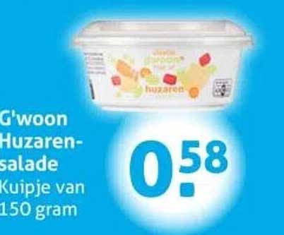 G'woon Huzarensalade Kuipje van 150 gram