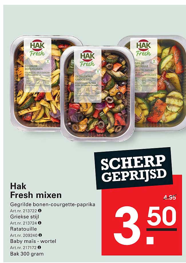 Hak Fresh mixen