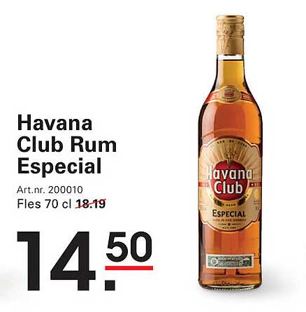 Havana Club Rum Especial