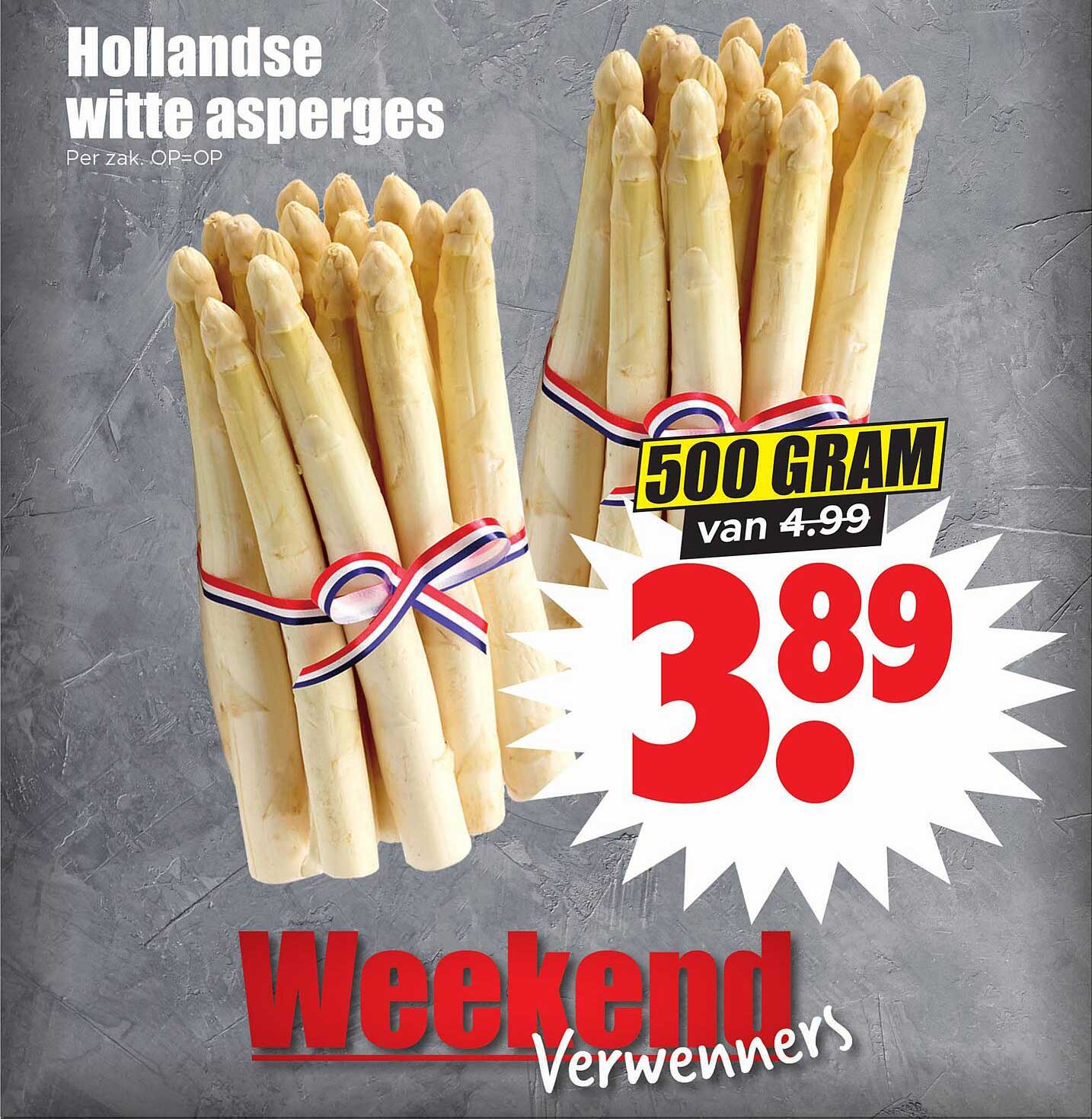 Hollandse witte asperges