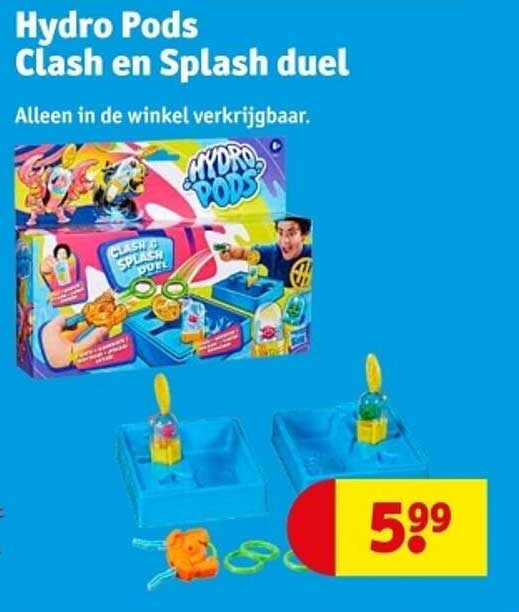 Hydro Pods Clash en Splash duel