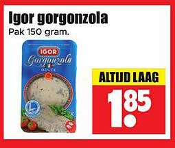 Igor gorgonzola Pak 150 gram