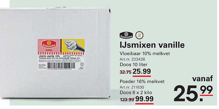 IJsmixen vanille