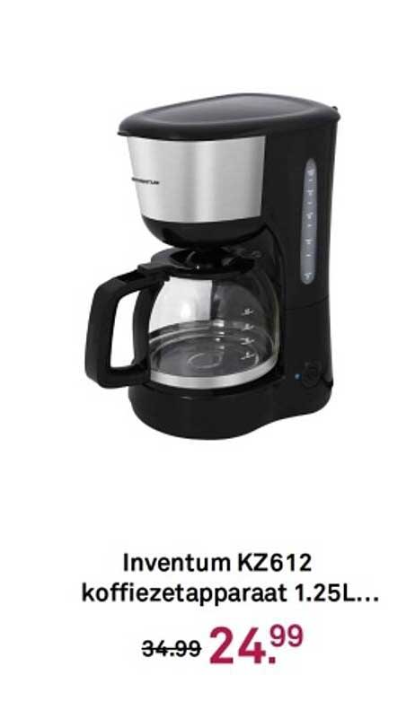 Inventum KZ612 koffiezetsapparaat 1.25L