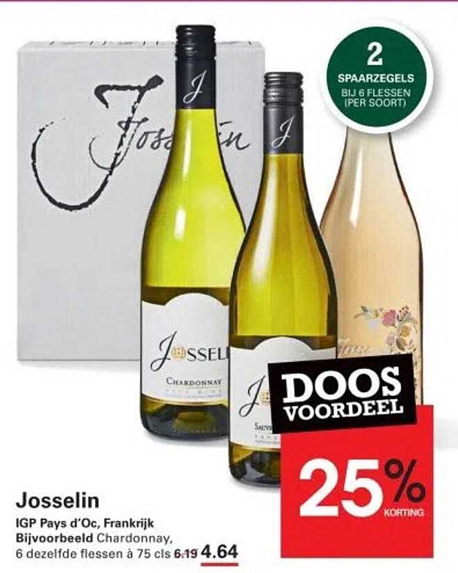Josselin IGP Pays d'Oc, Frankrijk - 25% korting