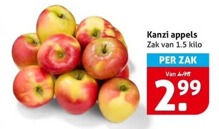 Kanzi appels
Zak van 1.5 kilo