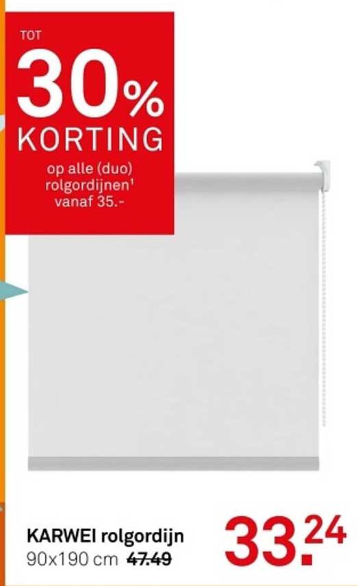 KARWEI rolgordijn 90x190 cm