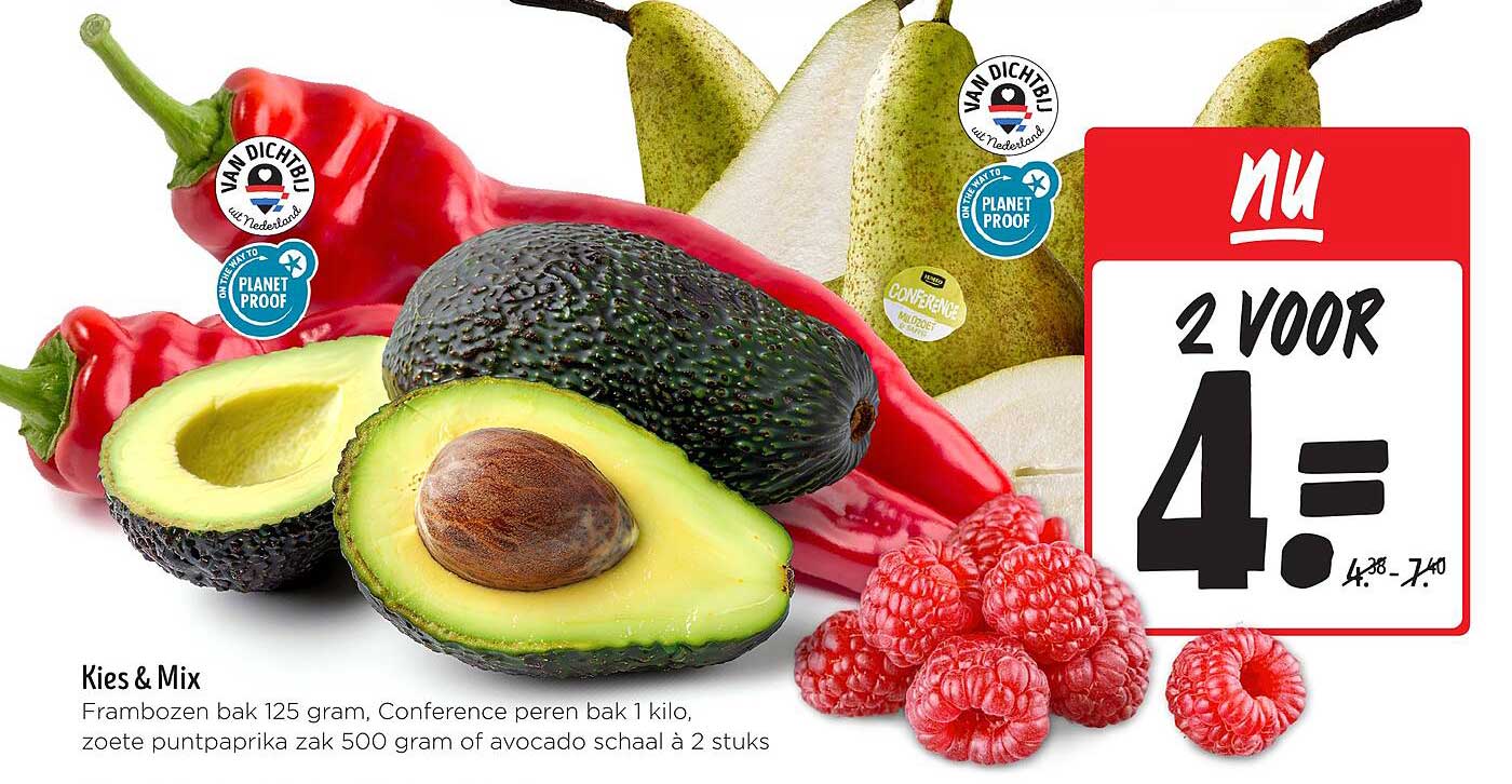 Kies & Mix: 2 voor 4,=