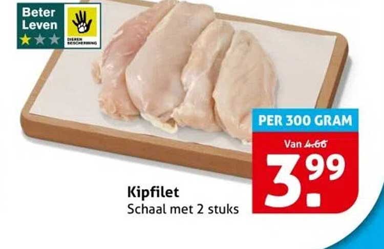 Kipfilet Schaal met 2 stuks