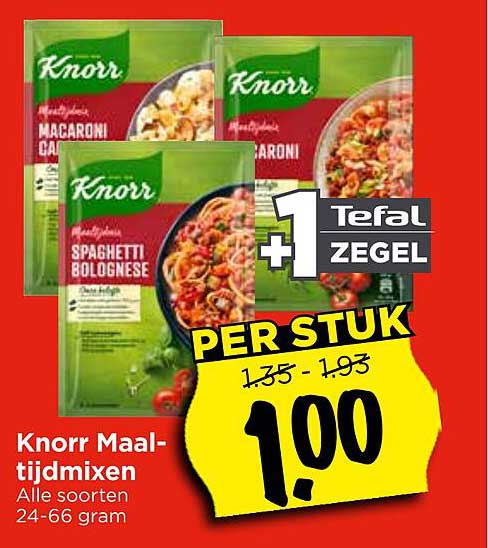 Knorr Maaltijdmixen Alle soorten 24-66 gram