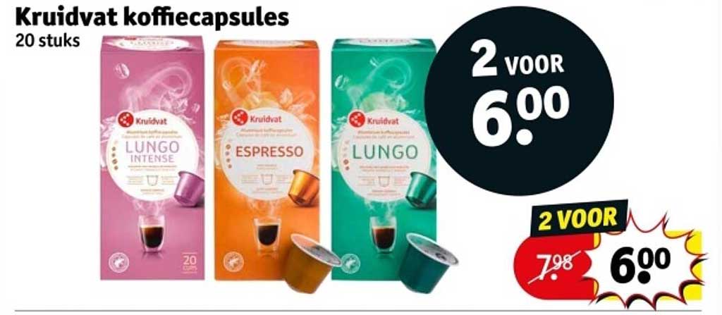 Kruidvat koffiecapsules 20 stuks