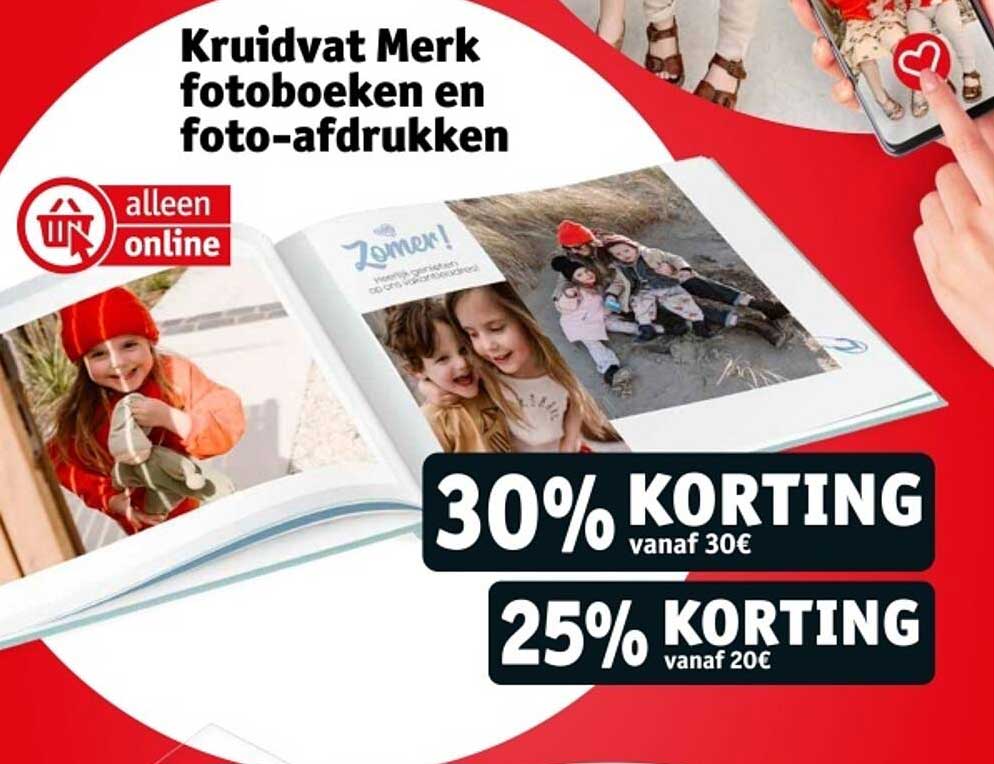 Kruidvat Merk fotoboeken en foto-afdrukken