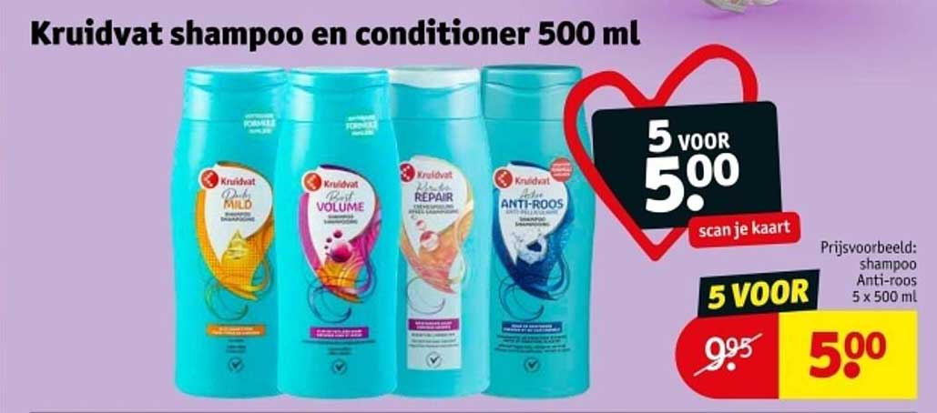 Kruidvat shampoo en conditioner 500 ml