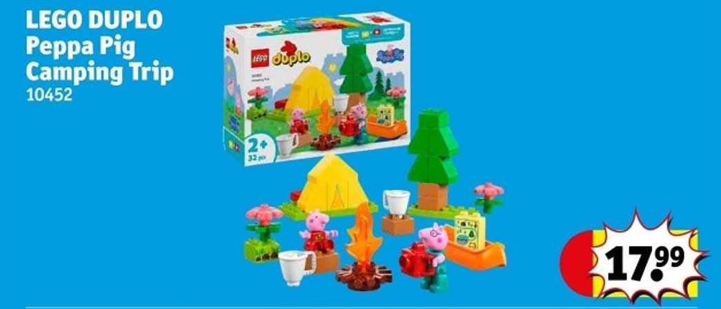 LEGO DUPLO Peppa Pig Camping Trip 10452