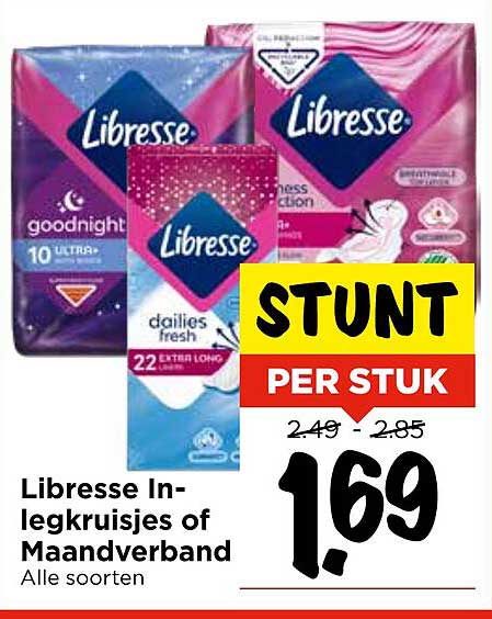 Libresse Inlegkruisjes of Maandverband