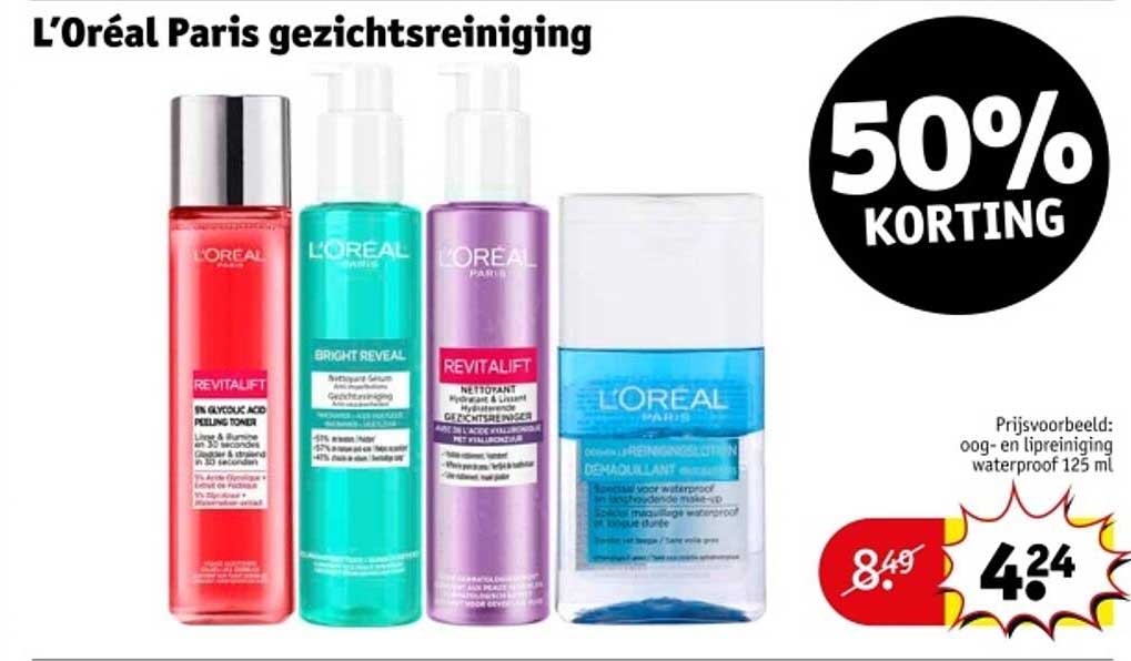 L'Oréal Paris gezichtsreiniging