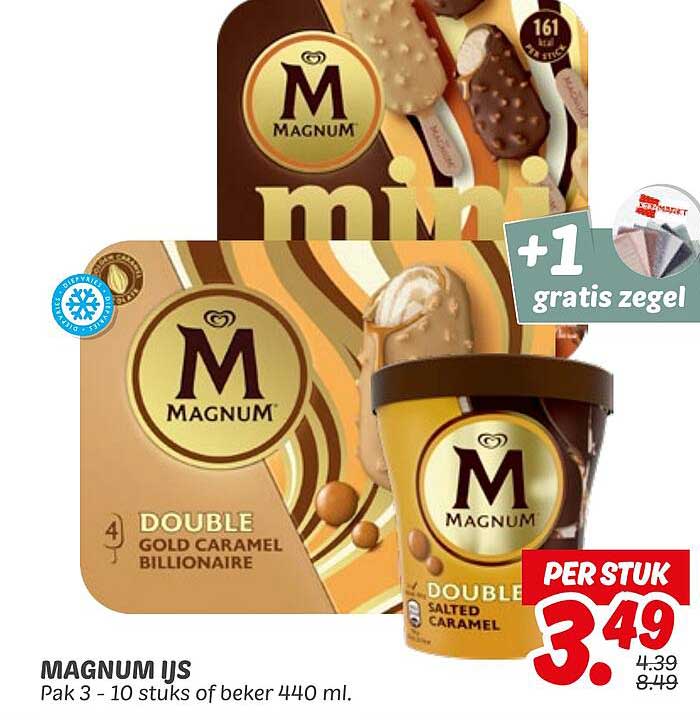 MAGNUM IJS Pak 3 - 10 stuks of beker 440 ml.