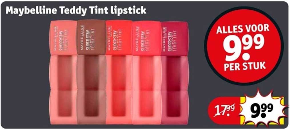 Maybelline Teddy Tint lipstick
