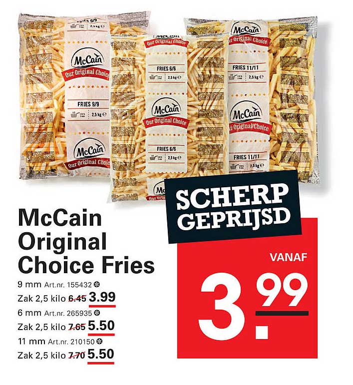 McCain Original Choice Fries