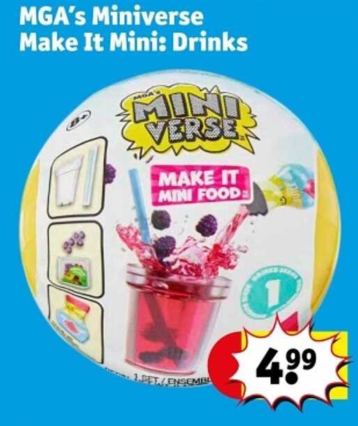 MGA's Miniverse Make It Mini: Drinks