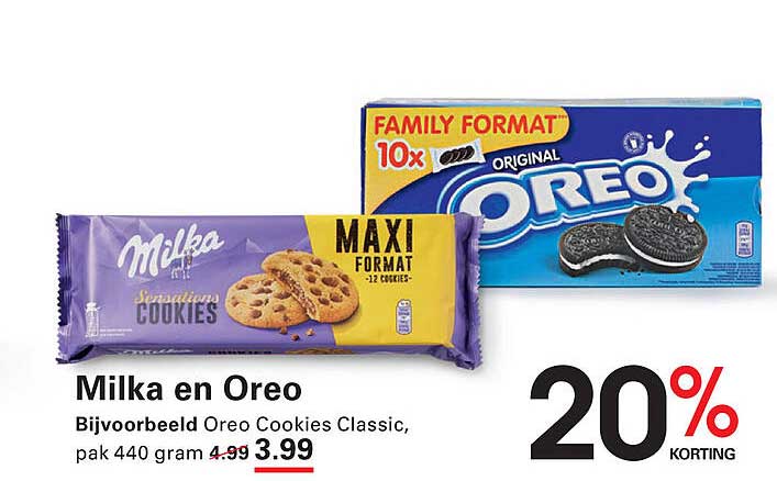 Milka en Oreo