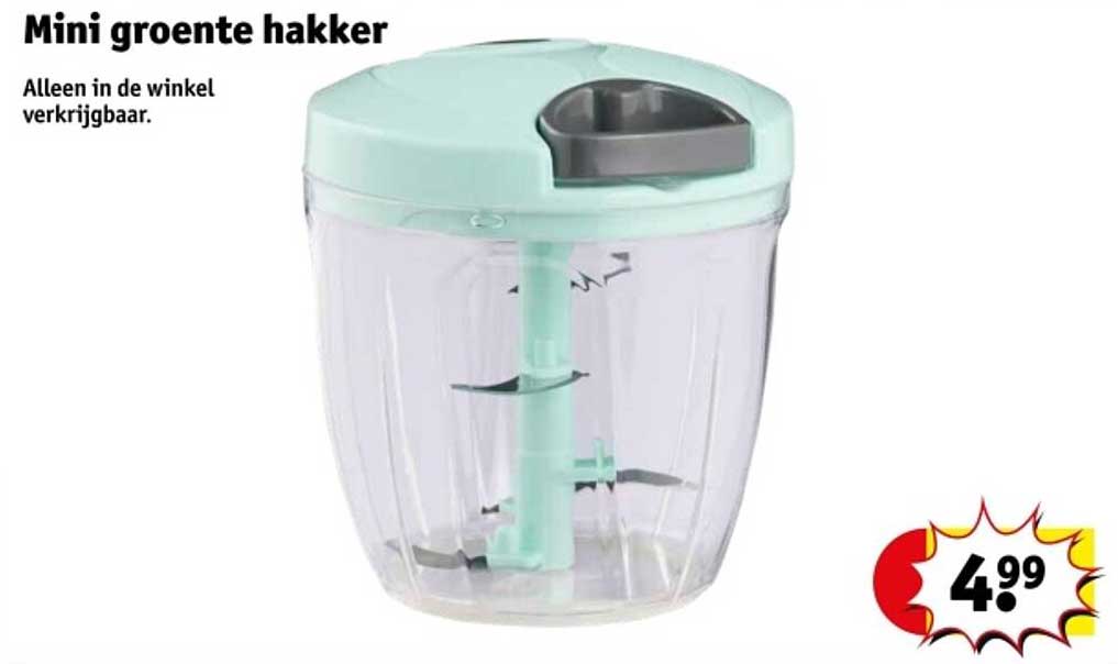 Mini groente hakker