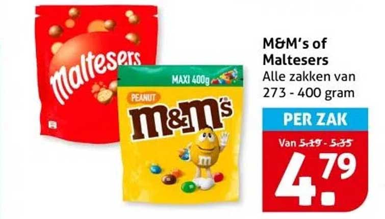 M&M's of Maltesers