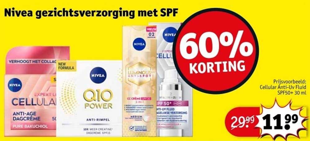 Nivea gezichtsverzorging met SPF