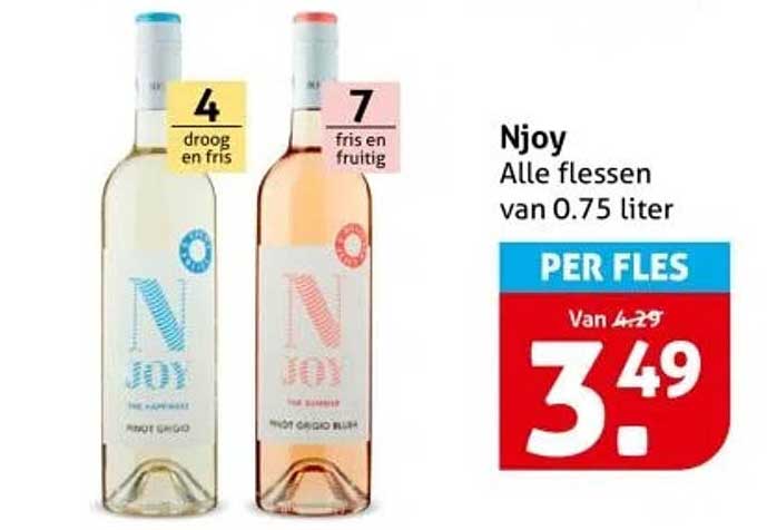 Njoy Alle flessen van 0.75 liter