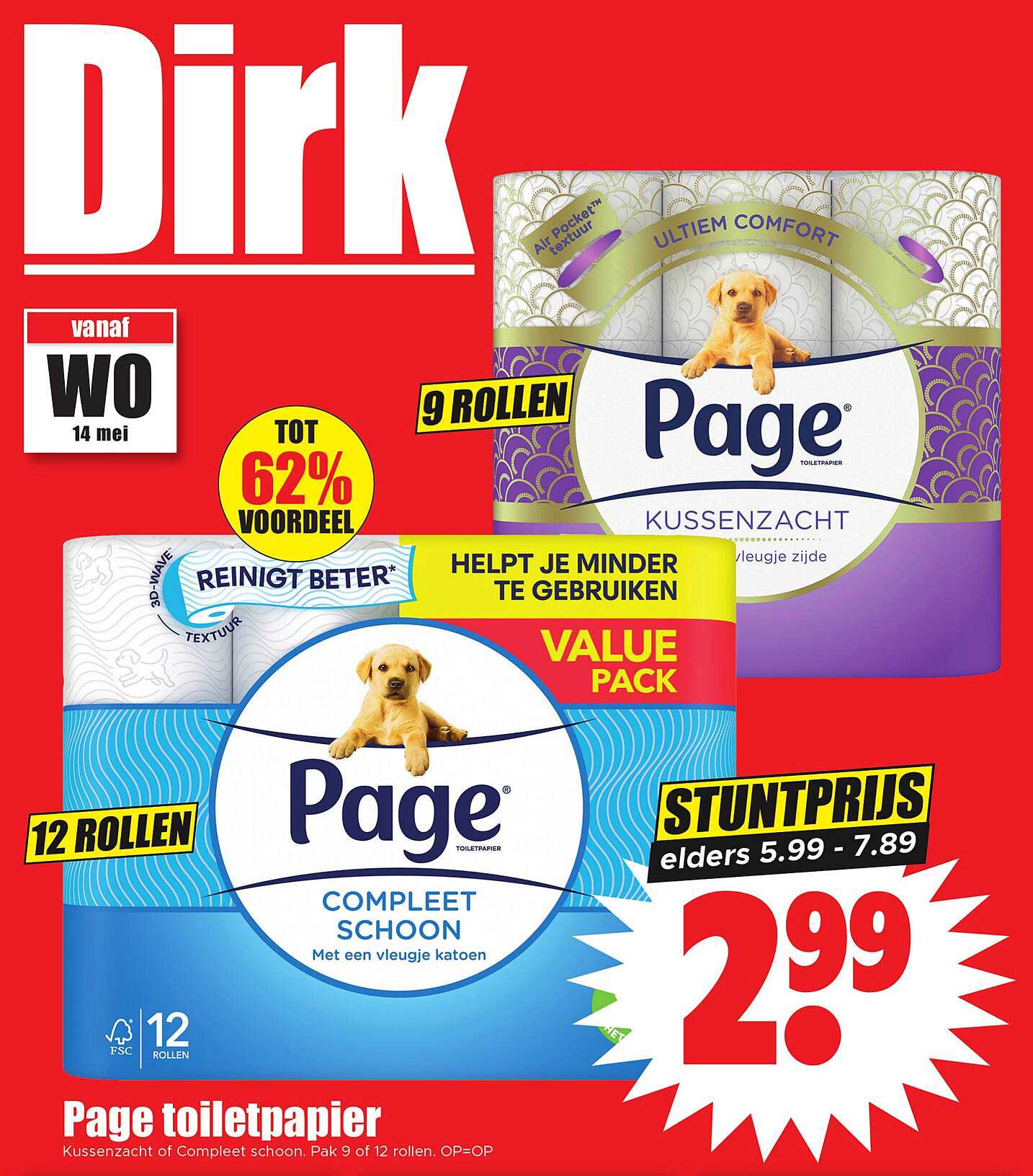 Page toiletpapier