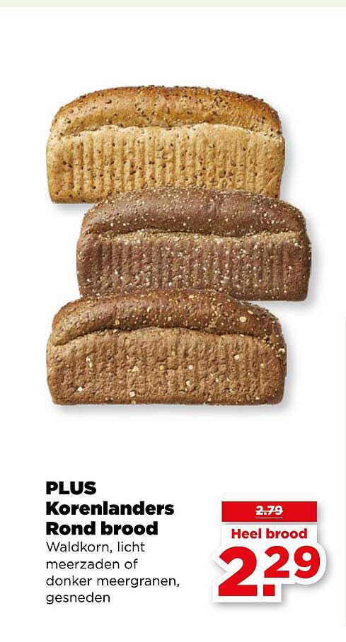 PLUS Korenlanders Rond brood