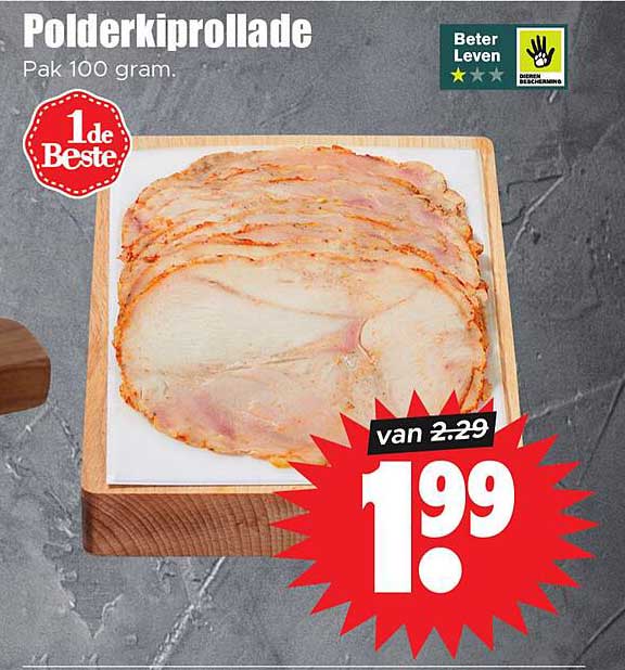 Polderkiprollade Pak 100 gram