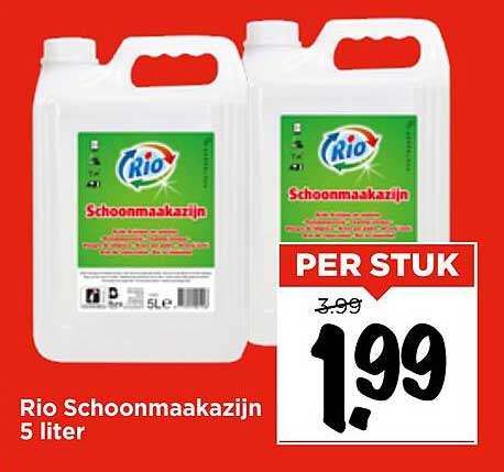 Rio Schoonmaakazijn 5 liter