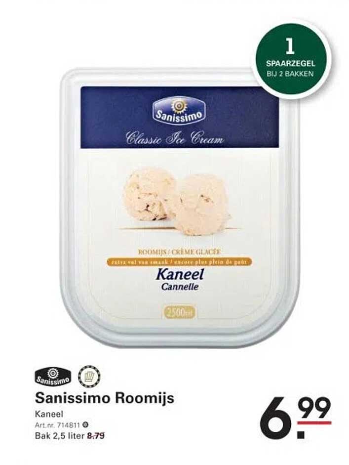 Sanissimo Roomijs Kaneel